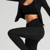 Lviefent Womens Lightweight Full Zip Running Track Jacket Workout Slim Fit Yoga Sportwear with Thumb Holes - Image 3